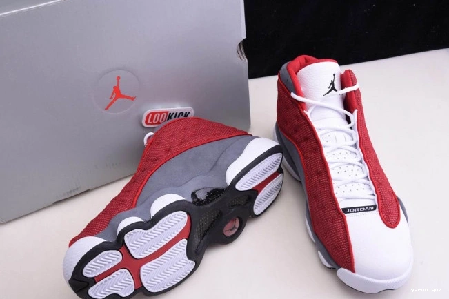 HYPE 13 Flint Grey 414571-600 Gym Retro Jordan Air Red 0711